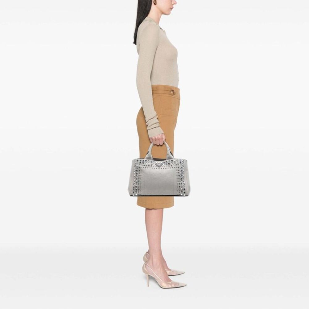 Prada Canvas Canapa Bijoux Satchel - Picture 7 of 7